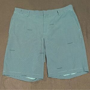 Nike golf shorts mens size 36 EUC blue striped